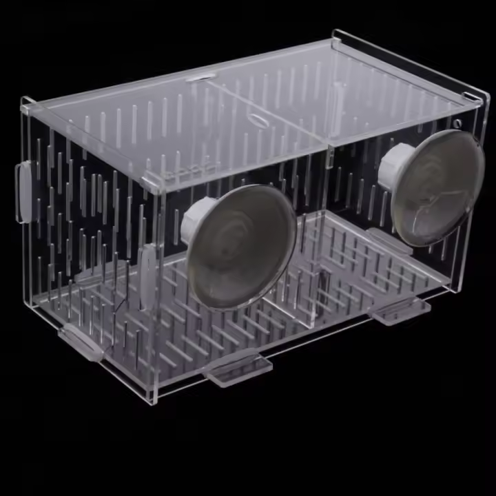 Divisor De Acrílico Blanco Para Cria De Pequeños Peces Y Camarones Accesorio De Caja De Incubación Para Acuario - 1