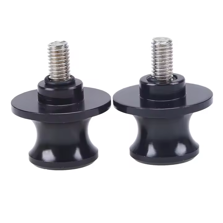 2PCS Accesorios De Motocicleta Swingarm Spools Slider Aluminio Universal Para Motocicleta Motocross Soporte De Pata De Arco - 1