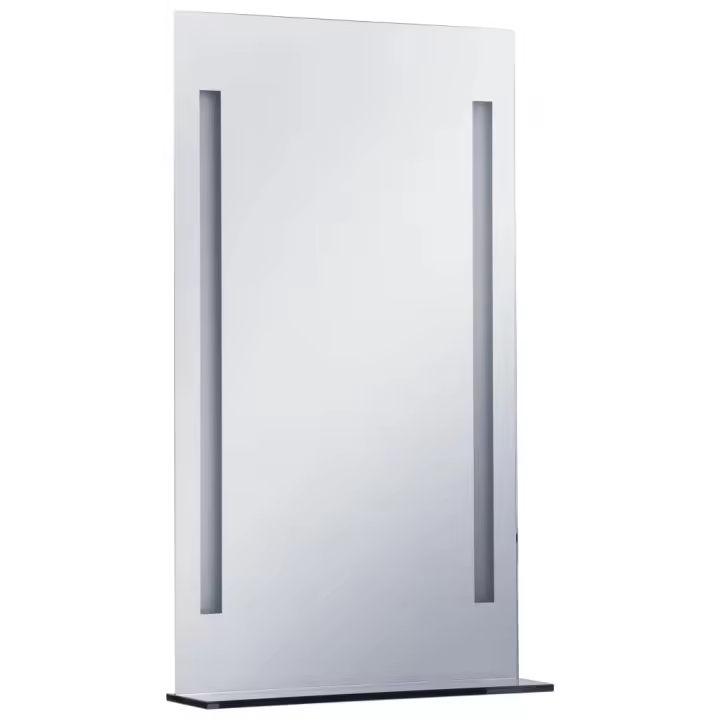 Espejo de Pared de Baño con LED y Estante Accesorio de Tocador Dimensiones 50 x 70 cm, 60 x 80 cm, 60 x 100 cm - 1