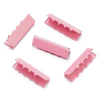 10pcs Conectores De Enlace Para Cuerda Y Cuero Capuchones De Colorido Crimp Para DIY Joyería Terminales De Cordón Hebilla De Abrazadera Herramientas De Metal - details 6
