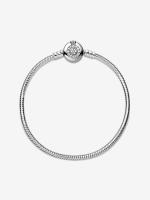 Pandora - Pulsera Pandora Moments with Cadena de Serpiente y Brilliant Crown-Plata de Lei - details 0