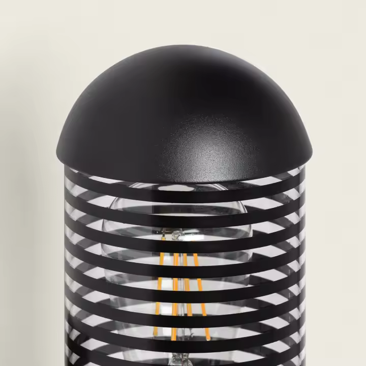 Ledkia Lámpara de Pared Exterior Aluminio Malmo Negro - 1