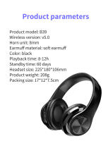 Auriculares Bluetooth Inalámbricos 5.0 Con Micrófono Headset De Encaje Estéreo Deportivos Para Gaming Plegables Auriculares Intra-auriculares - details 7