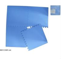 Baldosa EVA x9 azul  30x30x1CM , Baldosa EVA x4  60x60x1CM  para piscinas, suelos, protector de piscina, suelo piscina - details 1