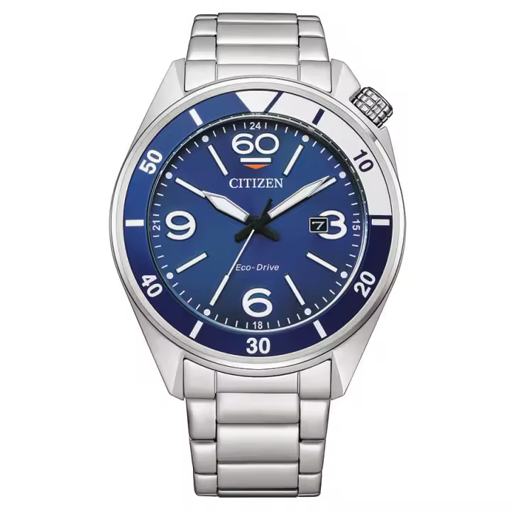 Reloj Citizen hombre 3 agujas Eco-drive con esfera azul y garantía y packaging oficiales de la firma - 1