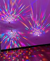 Lámpara De Proyección RGB Mini E27 Rotativa Magia Bola Luz Para Fiesta DJ Disco Barra Casa Bodas Escenario Iluminación - details 1