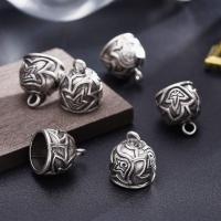 16Pcs Tapas De Cuerda Metálica En 2 Colores Estilo Tibetano Con Anillo Para Joyería DIY Tules Dorados Y Platinados - details 4