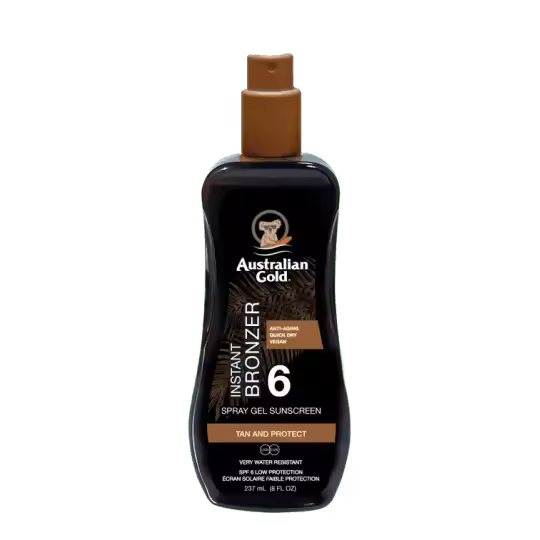 Oro Australiano-SPF 6 GEL SPRAY CON BRONCEADOR - 1
