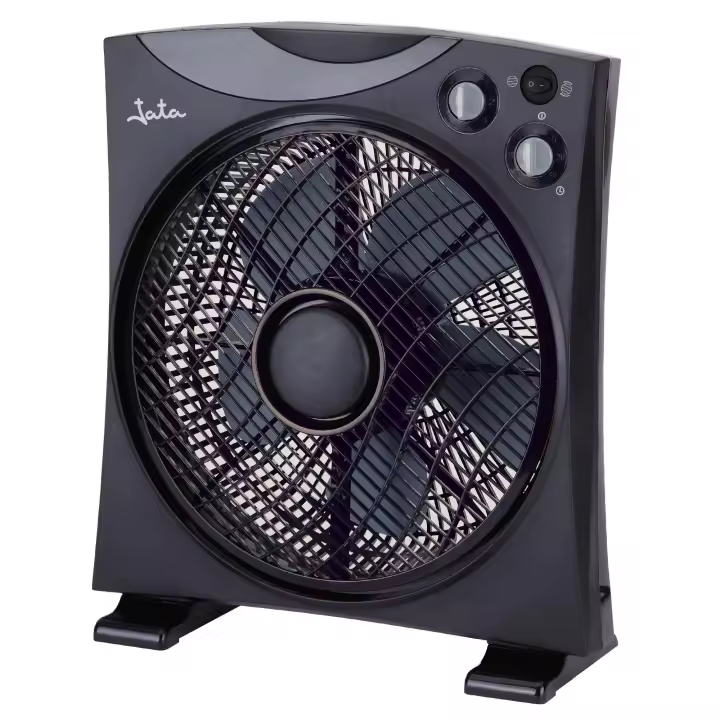 Jata Ventilador Suelo 45 W, 5 Aspas, Temporizador 120 min, 3 Velocidades, Rejilla Giratoria, Desconexión Automática, Antideslizante - JVVS3112 - 1