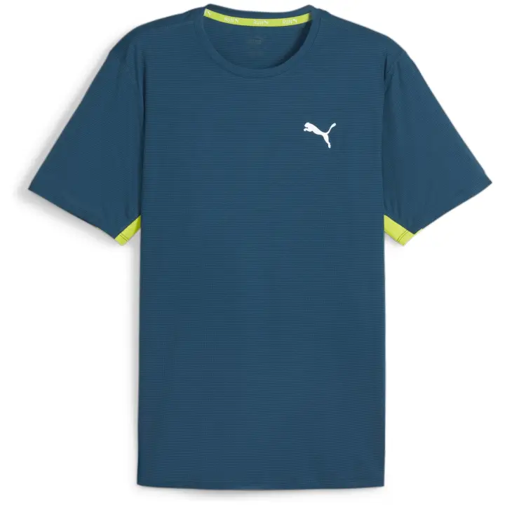 Camiseta de Manga Corta Puma Run Favorite para hombre en color azul - 1