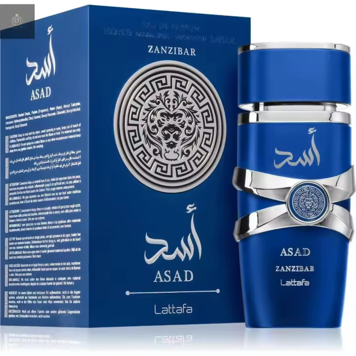 Asad Zanzíbar Lattafa 100ml Lattafa Perfume hombre   MADE IN DUBAI - 1