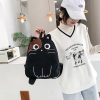 Mochila De Gato Kawaii Para Niñas Escolares Ligera Y Casual De Lona Adecuada Para Viajes Mini Mochilas Para Niños De Jardín De Infancia - details 8