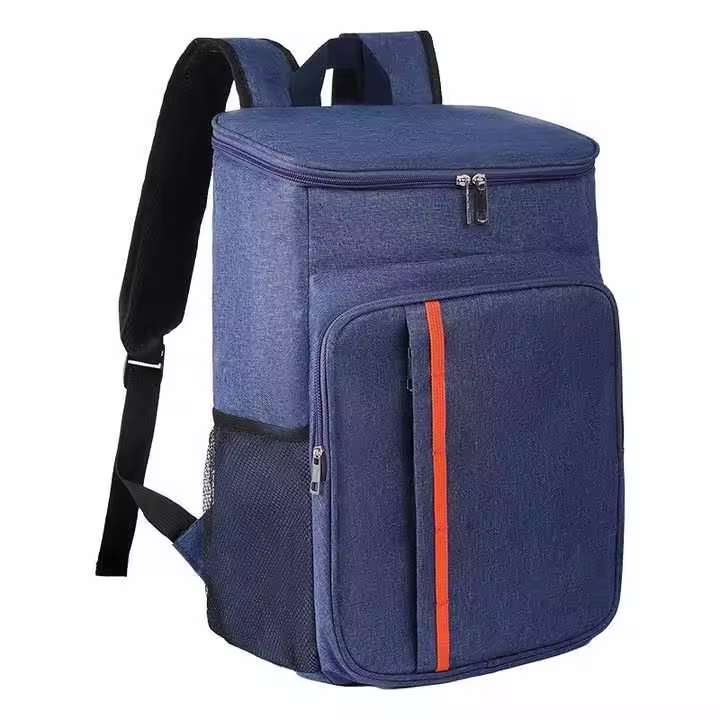 Mochila térmica para el almuerzo, grande y suave, ideal para playa, picnic, barbacoa, camping y fiestas (azul) - 1