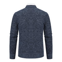 Chaqueta De Punto Para Hombre Estilo Casual Cuello En V Abrigo Grueso Para Otoño E Invierno Abotonado Sin Capucha - details 4