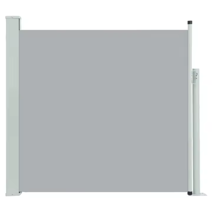 Toldo lateral retráctil de jardín gris 170x300 cm - 1