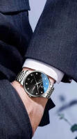 Reloj De Lujo Para Hombre POEDAGAR Deportivo Impermeable Con Luminiscencia Fecha Día De La Semana Acero Inoxidable Reloj De Cuarzo Con Estuche - details 4