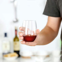 2 Pcs/Lots Vaso De Agua De Plástico Transparente Inquebrantable De 16OZ Gran Capacidad Para Jugos Y Leche Vaso Redondo Ecológico Para El Hogar - details 1