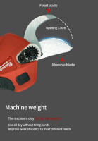 Sierra Eléctrica Sin Cable Milwaukee 18V Batería Sin Escobillas Para Jardín Y Frutales Herramienta De Podar Arbolado - details 2