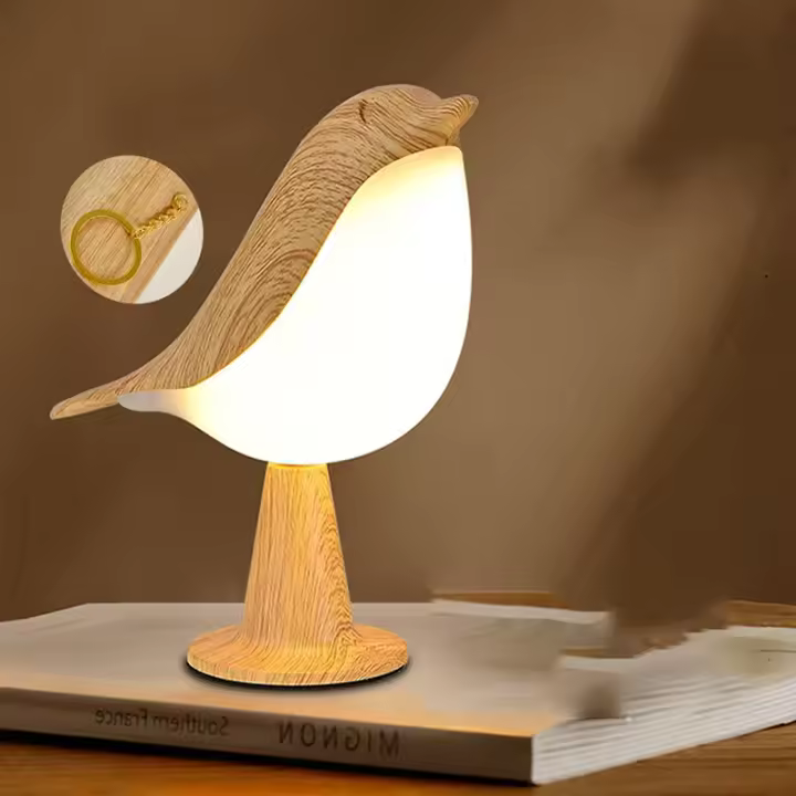 Lámpara LED Creativa De 3 Colores En Forma De Encantadora Con Sensor Táctil Y Diffusor De Aroma Para Ambiente Sin Cable Para Dormitorio Oficina Estudio - 1