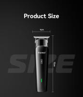 Cortador De Pelo Profesional Kemei KM-1115 Para Hombres Carga Rápida Trimmer De Cabello Sin Cable Motor Rotativo Acero Inoxidable Menos De 0.5mm - details 9