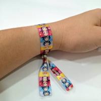 Pulsera de Tela Personajes Demon Slayer, Medida 30cm, 100% poliéster, 14mm Ancho Stamina - details 2