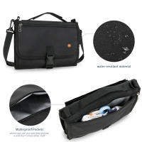 Alfombrilla De Cambio De Pañales Portátil 3 En 1 Con Bolsillos Impermeable Para Viaje Plegable Con Bolsa De Mano Para Bebés De 0 a 36 Meses - details 17