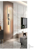 Lámpara De Pared LED Moderna En Barra Larga Scone Decoración Para Hogar Sala De Estar Dormitorio Iluminación Minimalista Luz De Noche Lámpara De Pared - details 4