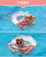Anillo de natación inflable de agua de verano de PVC transparente para niños con lentejuelas, anillo de natación redondo con lentejuelas, anillo de asiento, salvavidas - details 14