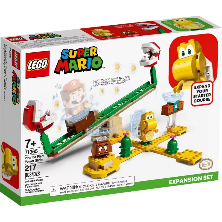 LEGO 71365 Super Mario Set de Expansión: Superderrape de la Planta Piraña, Juguete de Construcción para Niños y Niñas +7 años - 1