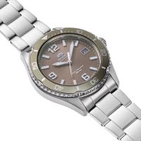 buceo solar hombre Orient Kamasu Copper RA-WJ0004Y 39.9mm 200m WR cristal de zafiro - details 4