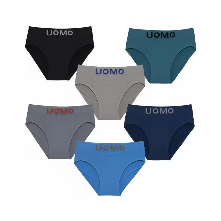 Calzoncillos Slip para Hombre Invisible, Cómodos y Suaves, Sin Costuras Pack 12 o 6 Colores Lisos - Calzoncillos Bóxer o Slip para Hombre Comodidad Deportiva Transpirable - 1