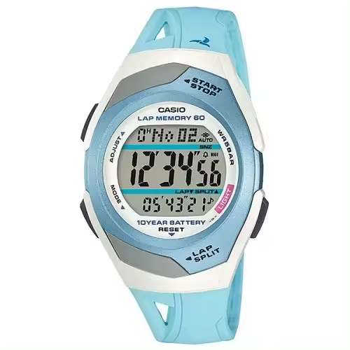 reloj deportivo unisex Casio PHYS STR-300J-2CJH JDM 50M WR 10 años batería Lap Memory 60 - 1