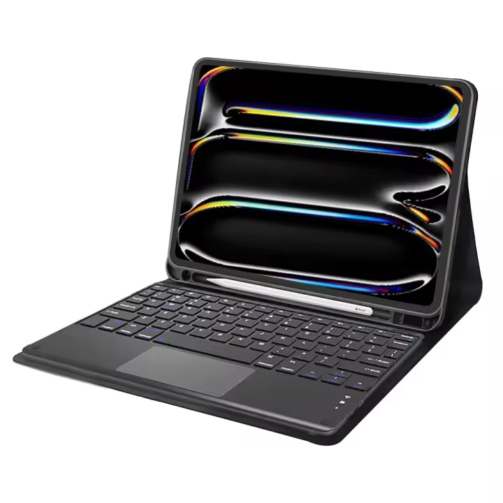 Funda De Teclado Para iPad pro 11 13 2024 12 9 Pulgadas iPad 9ta 10ta Generación Air 11 13 5 10.2 Mini 6 Cubierta Mágica De Moda Antichoque Resistente Al Polvo - 1