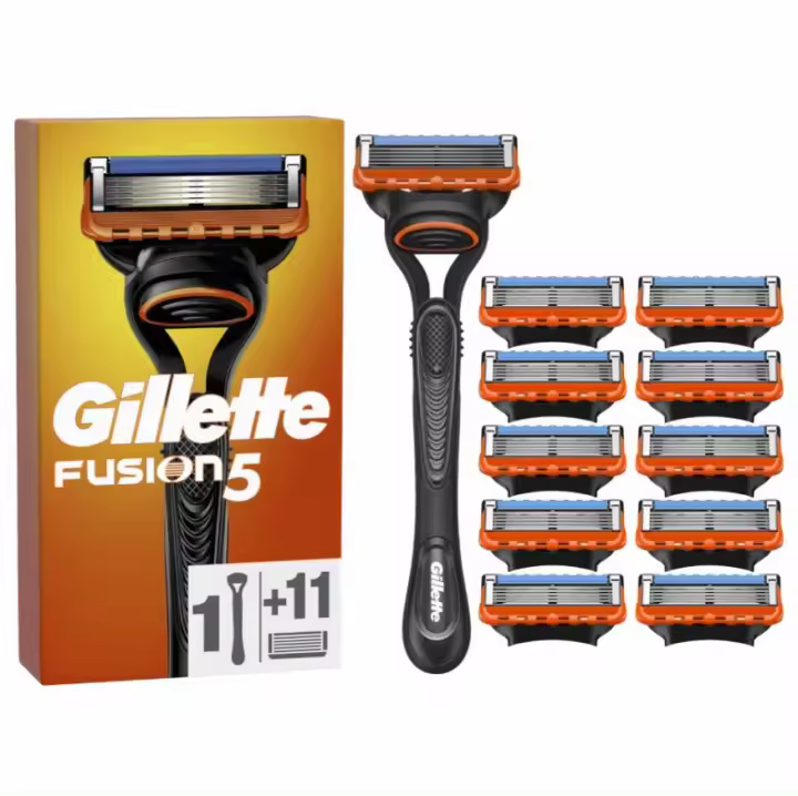 +REGALO Gillette Fusion5 Pack: 11 Cuchillas de Recambio + Maquinilla de Regalo - 1