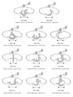 Zenyth elegante Anillo ajustable de Plata de Ley 925 con Cadena del Alfabeto Árabe para Mujer, Boda, cumpleaños, regalo del Día DE LA Madre - details 4