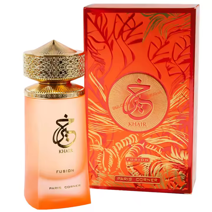 Fragancia KHAIR FUSION - 100ML  - Eau De Parfum Floral Frutal | Marca Paris Corner | Ideal para el día a día y ocasiones especiales - 1
