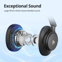 Tronsmart SoundFii Q20 Auriculares Inalámbricos Over-Ear con Cancelación Activa de Ruido, Sonido Excepcional y Bajas Profundas, Bluetooth 5.3, 60 horas de Autonomía, Llamadas Claras, Personalización de Ecualización vía App, Perfectos para viajes, commutes - details 1