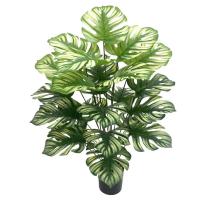 Bonsái Simulado De Hoja Grande Ornamento De Maceta Planta Artificial Hyphosis Para Decoración De Oficina Y Hogar Estilo Tortuga - details 17