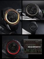 Reloj Deportivo De Moda SKMEI Para Hombres Multifuncional Resistente Al Agua 5Bar Reloj Digital Con Alarma Cronógrafo - details 11