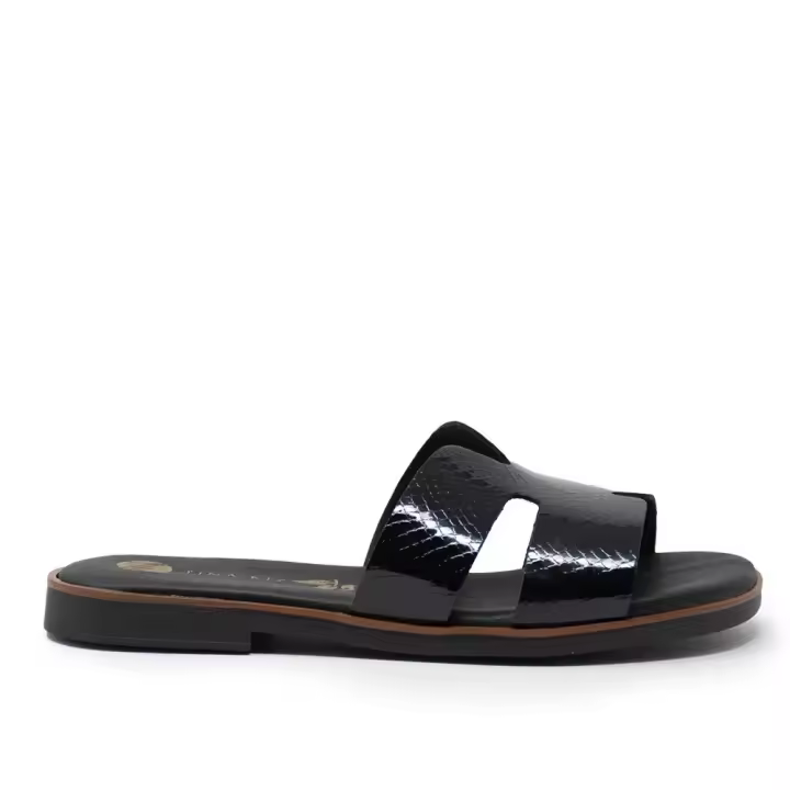 TINA KIZ 2402 NEGRO Sandalias planas de Mujer 35414 25V SANDALIA NEGRP - 1