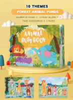 Libro De Actividades Para Niños Con Pegatinas Montessori Juguete Educativo Temprano Para Bebés Y Niños Pequeños Juego De Rompecabezas De Tablero De Aprendizaje - details 16