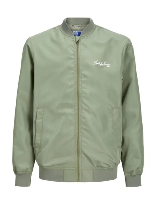 Chaqueta bomber Jack&Jones Junior Oliver verde para niño - 1