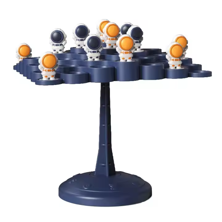 Juego De Mesa Interactivo Para Niños Astronautas Rana Tablero De Equilibrio Juguete De Construcción Divertido Para Fiestas Y Juegos De Familia - 1