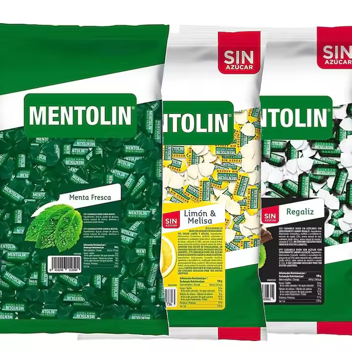 MENTOLIN PACK  3 Kg caramelos duros Menta Fresca & Limón Melisa & Regaliz - 1