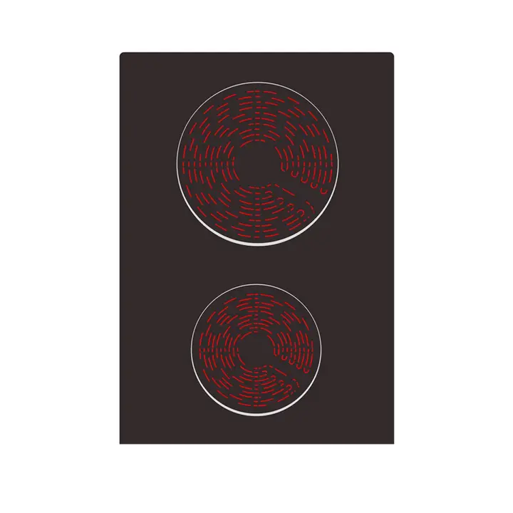 Placa vitrocerámica SIXHOME negra con control táctil, temporizador y bloqueo infantil (30 cm / 60 cm) - 1