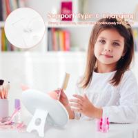 Recargable Espejo de Maquillaje con Luz LED, 1x Espejo de Mesa Maquillaje con 3 Modo Luz, Espejo de Mesa Plegable, Espejo Cosmético de Mesa con Pantalla Táctil Ajustable para Baño Tocador - details 1