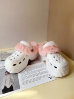 Nuevos Sandalias De Invierno Con Diseño De Dibujos Animados Para Mujer Zapatillas De Playa Con Plataforma Gruesa De 7cm Y Suela De Algodón Zapatillas De Jardín Para Mujer - details 1