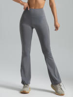 Pantalones De Yoga Para Mujer Cintura Alta Bootcut - Leggings Flared Para Ejercicio Y Ropa Casual - Activewear Cómodo Y Estiloso - details 4