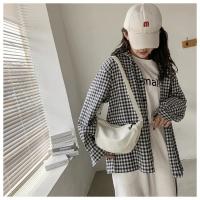 Bolso Transversal De Dumpling Para Mujer Gran Capacidad De Viaje Color Sólido Bolsa De Pecho Diseñada Para Mujeres Diario Calle Fanny Packs - details 14