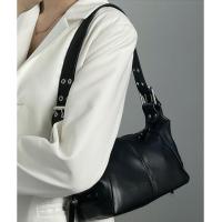 Bolso De Hombro Para Mujer De Cuero PU De Alta Calidad Sólido Negro Blanco Bolso Tote Para Oficina Y Citas Estilo Minimalista - details 5